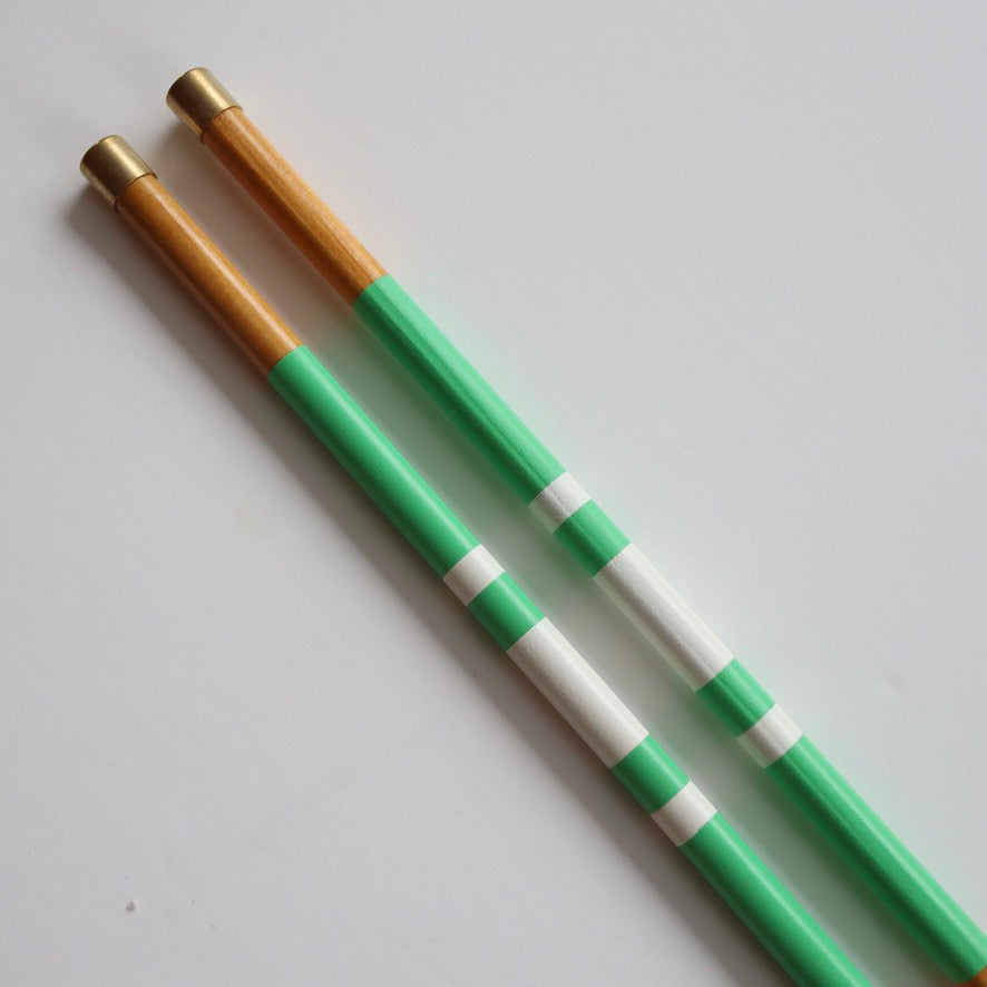 Classic alignment Sticks green/white